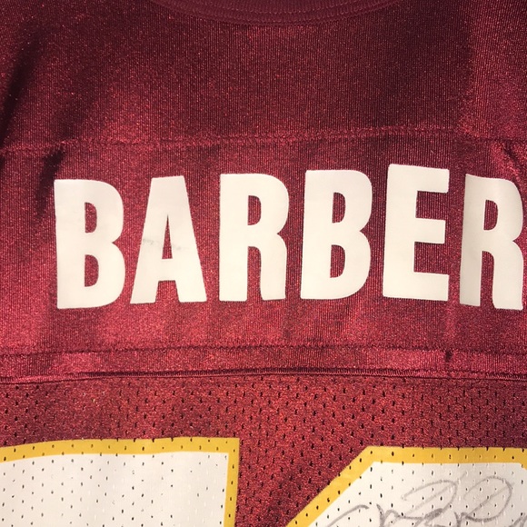 Men’s NFL Signed Redskins Barber Jersey - Picture 9 of 12
